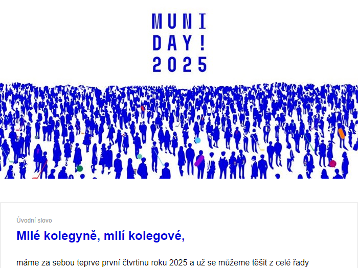 Newsletter pro zaměstnance