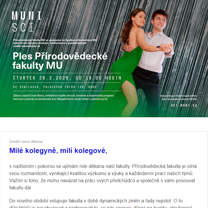Newsletter pro zaměstnance