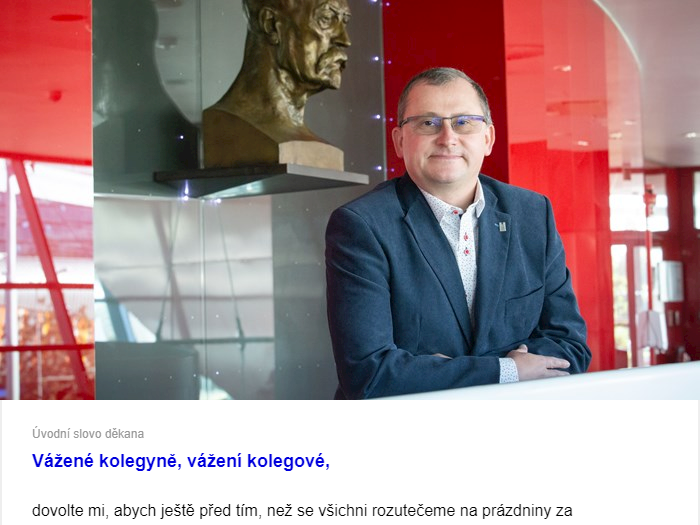 Newsletter pro zaměstnance